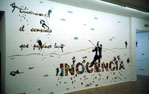 Escrito en el cielo (Detalle de la instalaci&oacute;n) 2001